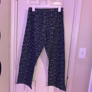 Leopard print pj pants